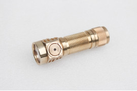 ALL BRASS EMISAR D3AA 14500 EDC LED FLASHLIGHT ALL BRASS EMISAR D3AA 14500 EDC LED FLASHLIGHT
