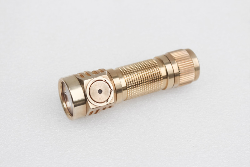 ALL BRASS EMISAR D3AA 14500 EDC LED FLASHLIGHT