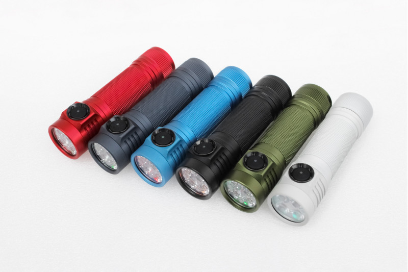 Emisar D4K 1*21700 High Power Quad EDC Led Flashlight with black parts