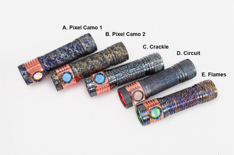 EMISAR D4KTI COLORFUL 21700 HIGH POWER EDC FLASHLIGHT