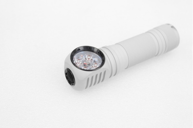 Emisar DW4 right angle 1*18650 work light with black ss parts