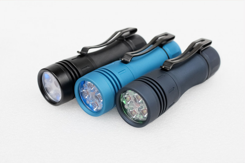 Noctigon KR4 QUAD TAIL E-SWITCH 18650 EDC FLASHLIGHT